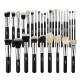 BEILI Face Brush Set 30 PCS Label Accepted Designer Makeup Brush Synthetic Hair Wood Handle Own Brand Customized